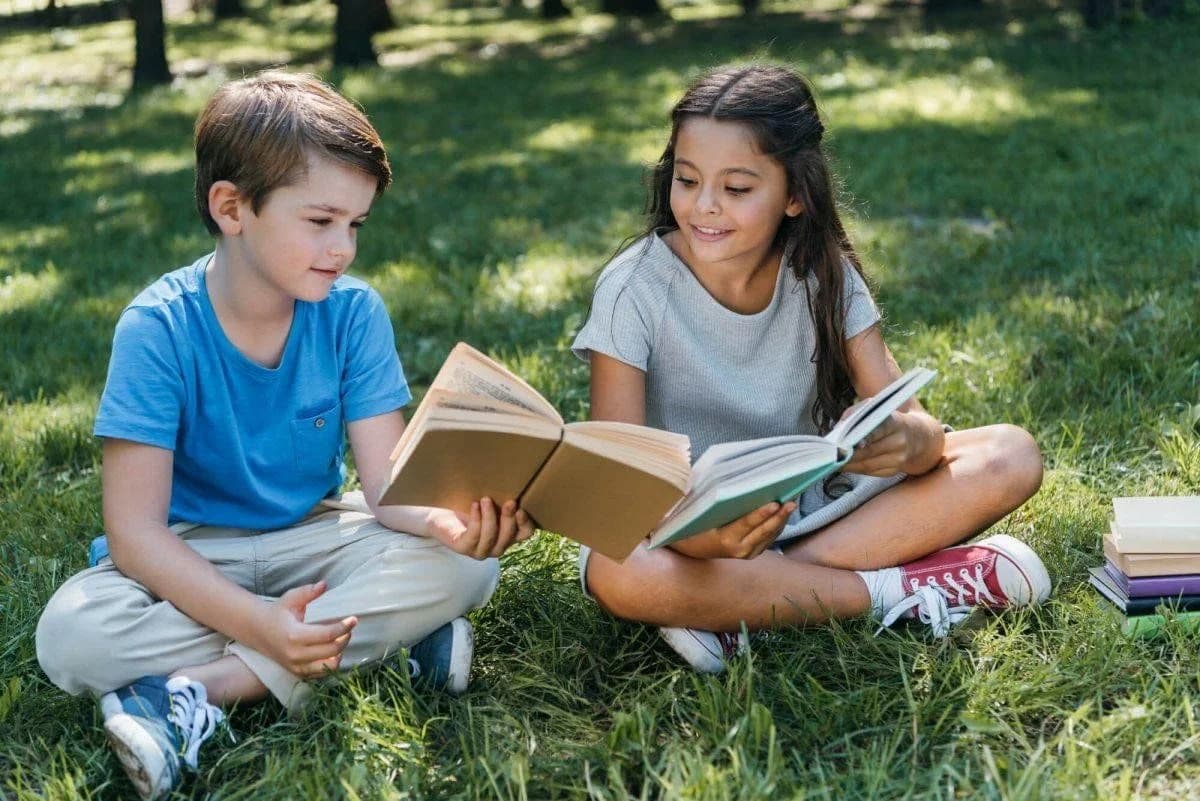 Children at an activity